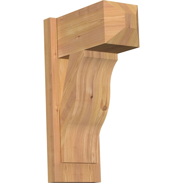 Ekena Millwork Funston Craftsman Smooth Outlooker, Western Red Cedar, 7 1/2"W x 14"D x 22"H OUT08X14X22FST04SWR - main